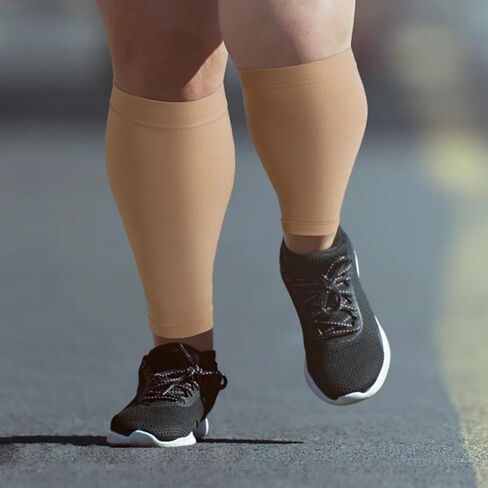 2/3/4/6 Pairs Plus Size Wide Calf Compression Leg Sleeves for Women& Men Knee High Leg Sleeves 20-30mHg 2XL-7XL in Kuwait
