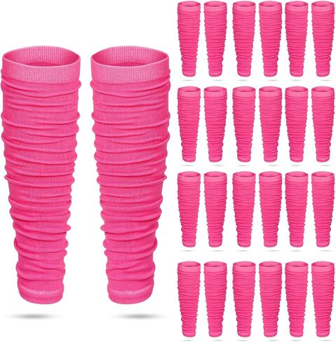 Kigeli 12/24/36 Pairs Pink Football Leg Sleeves Breast Cancer Awareness Calf Leg Compression Breast Cancer Gifts Accessories in Saudi Arabia