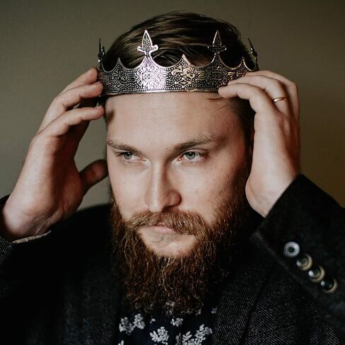 SWEETV King Crown for Men, Lion Crown for Male, Antique Silver Men's Tiara Prince Diadem, Royal Medieval Costume Hair Accessories for Cosplay Birthday Knight Halloween in Saudi Arabia