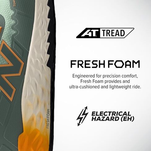 New Balance Fresh Foam Cremorne Composite Toe Safety Shoes for Women - Non Slip, Electrical Hazard - Black, Low Rise in Saudi Arabia