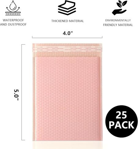Bubble Mailers - 9 X 12 Inch Padded Envelopes, Blue Mailing Envelopes, Bubbles Envelope, Padded Envelope ﻿for Clothes Makeup Supplies (25Pack, 9 X 12'') in Kuwait