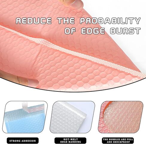 Bubble Mailers - 9 X 12 Inch Padded Envelopes, Blue Mailing Envelopes, Bubbles Envelope, Padded Envelope ﻿for Clothes Makeup Supplies (25Pack, 9 X 12'') in Kuwait