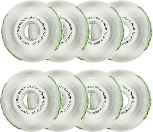 Labeda Slime Roller Hockey Wheels X-Soft (76A) 8-Pack in Saudi Arabia