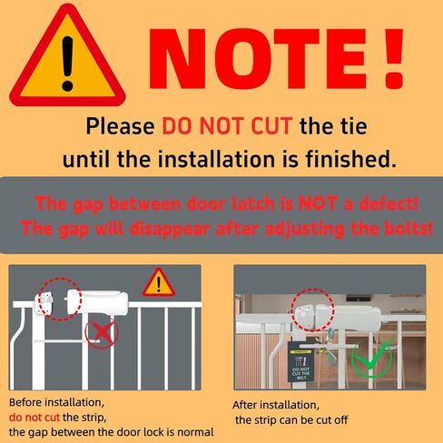 Tsayawa 59 "بوابة قطة طويلة طويلة للمداخل ، 29.6-53.1 بوصة زهرية إضافية للقطط للقطط المشي من خلال ، والضغط شبابي على بوابات الكلاب الطويلة الداخلية للأطفال ، بوابة أمان القطط للسلالم الممرات in Kuwait