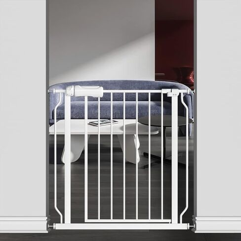 TSAYAWA 59" Extra Tall Cat Gate for Doorways, 29.6-53.1 Inches Extra Tall Pet Gate for Cats Walking Thru, Pressure Mounted Tall Wide Dog Gates Indoor for Babies, Cat Safety Gate for Stairs Hallways in Saudi Arabia