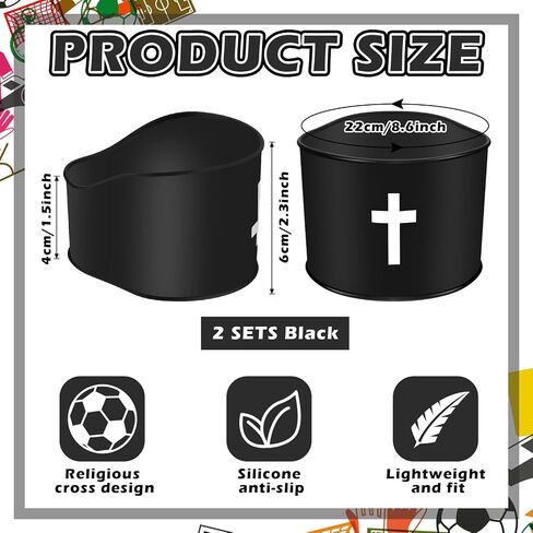 Soccer Cleat Lace Cover Youth Christian Cross Silicone Lace Bands Cover for Sports Shoes,Baseball Football in Saudi Arabia