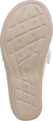 BZees Womens Smile Slide Sandal Coral Weekend Stripe Fabric 8 W in Saudi Arabia