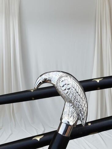 Nautical Crow Head Handle Designer Canes Handle/Solid Brass Party Custom Canes/Awesome Stick to Gift 37 Inch in Kuwait