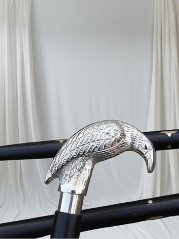 Nautical Crow Head Handle Designer Canes Handle/Solid Brass Party Custom Canes/Awesome Stick to Gift 37 Inch in Kuwait
