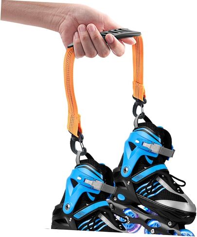BESPORTBLE 2pcs Portable Roller Skate Leash Ski Boots Carrier Strap Design for Roller Skating Sports Convenient One-Handed Use in Saudi Arabia