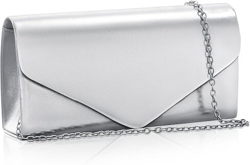 Evening Bag Clutch Purse for Women, Sparkling Formal Handbag with Crossbody Chain, Wave-Shape Silver Purse for Womens Ladies Girls, Small Cute Shoulder Bag for Wedding Prom Cocktail Party in Saudi Arabia