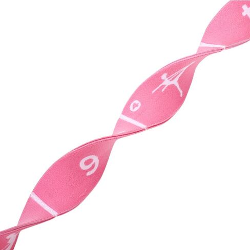 Multi-Functional Slimming Resistance Bands Yoga Straps Elastic Stretching Band 10/12 Loops for Pilates, Latin Training, Dance, Gymnastics, Fitness, Ballet and Physical Therapy in Saudi Arabia