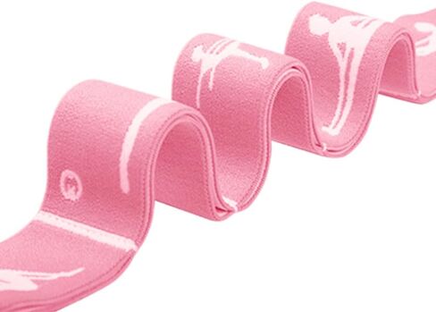 Multi-Functional Slimming Resistance Bands Yoga Straps Elastic Stretching Band 10/12 Loops for Pilates, Latin Training, Dance, Gymnastics, Fitness, Ballet and Physical Therapy in Saudi Arabia