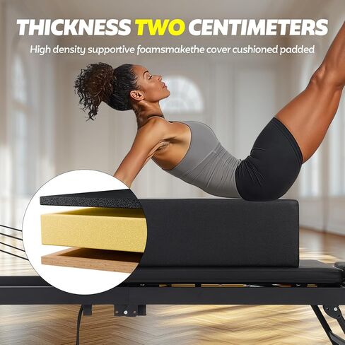 مربع Bilates CCCSJ للتدريبات المصلحة ، ويلاتس المحمولة صناديق الجلوس لاستخدام Pilates/استخدام اللوحة ، ورغوة الذاكرة غير المنزلية ، وملحقات Pilates الصالة الرياضية المنزلية للتمدد/التوازن ، وسعة 300 رطل in Kuwait