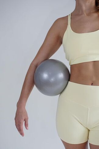 Pilates Pro Power Pack - Pilates Essentials - 2.2 رطل أوزان يدوية ، أوزان في الكاحل 2.2 رطل/أوزان معصم ، أو أشرطة مقاومة ، أو Bilates Ball ، و Canvas Tote Bag - للمبتدئين أو استخدام الصالة الرياضية أو الصالة الرياضية/الاستوديو. in Kuwait