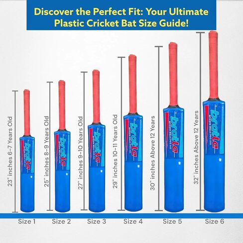 Cricket Plastic Set Kit - Blue Beach & Backyard Cricket Set Includes Bat, Ball & Carry Bag in Saudi Arabia