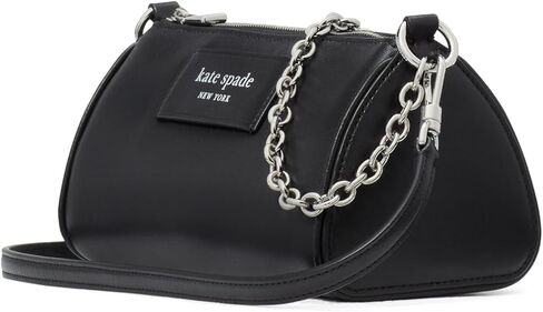 kate spade new york Label Smooth Leather pochette, Parchment in Saudi Arabia