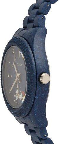 Timex Men's Waterbury Ocean x Peanuts 41mm Watch - Blue Bracelet Blue Dial Blue Case in Kuwait