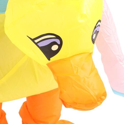 flexman Inflatable Yellow Duck Costume, Breathable Innovative Cartoon Ride On Duck Costume for Outdoors, Corporate Celebrations, Annual Meetings in Saudi Arabia
