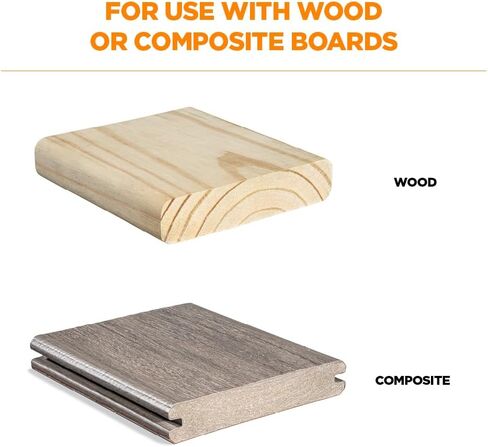 CAMO Marksman Pro-X1 Kit, Deck Tool, 700 Edge Screws & Bits, Edge Fastening Installation, 1/16" Spacing, Fits 5-1/4-5-3/4" Wood Decking in Kuwait