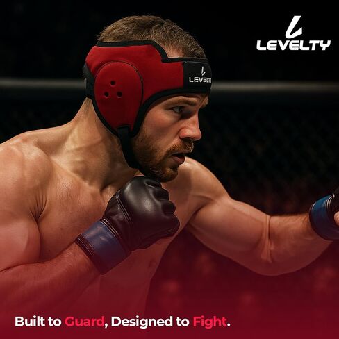 Wrestling Ear Guard Men BJJ Grappling Cauliflower Protection Headgear MMA Adjustable Helmet in Saudi Arabia