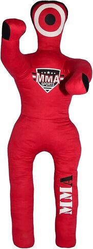 Kids Grappling Standing Dummy - Unfilled – Wrestling, Jiu-Jitsu, MMA Training Dummy with Moveable Arms and Legs – Durable Polyester Fabric in Kuwait