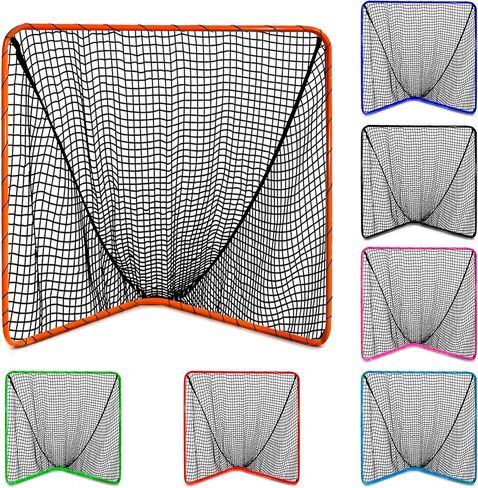 Velocity - Lacrosse Goal - Portable Steel Frame with Black Net, Perfect for Youth and Adult Training, Backyard Design in Saudi Arabia