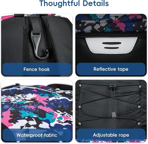 Lacrosse Bag for Kids and Youth, Lacrosse Backpack with Helmet Holder and Shoes Compartment, Waterproof Field Hockey Gears Bag for Boys & Girls in Kuwait