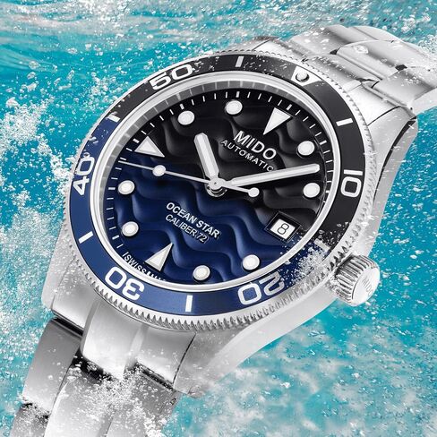 MIDO Ocean Star 39 - Swiss Automatic Watch for Men & Women - Yellow Dial - Case 39mm - M0269072102100 in Kuwait