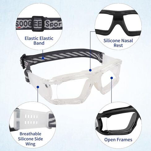 Basketball Soccer Football Sports Protective Eyewear Goggles Racquetball Sports Goggles Eye Safety Glasses in Saudi Arabia
