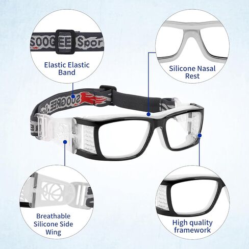 Basketball Soccer Football Sports Protective Eyewear Goggles Racquetball Sports Goggles Eye Safety Glasses in Saudi Arabia