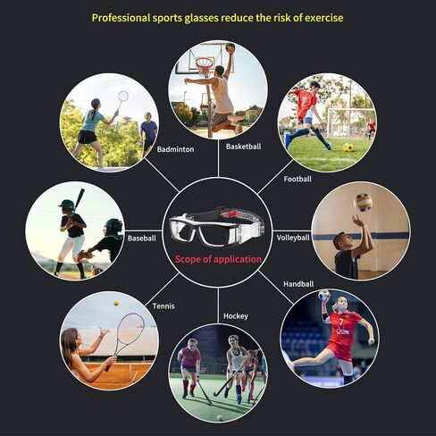 Basketball Soccer Football Sports Protective Eyewear Goggles Racquetball Sports Goggles Eye Safety Glasses in Saudi Arabia