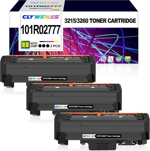 استبدال خرطوشة الحبر المتوافقة مع Xerox 106R02777 خرطوشة الحبر الأسود لاستخدامها مع Phaser 3260 3260DI 3260DNI 3052 WorkCentre 3215 3215NI 3225 3225DNI الطابعة (3-black) in Kuwait