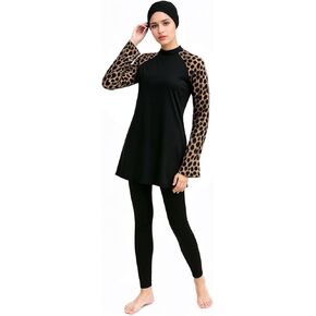 Plus Size Muslim Swimsuits Long Sleeve Islamic Swimwear Full Coverage Swimsuits for Women 3 PCS Set Muslim Swimsuit in Kuwait