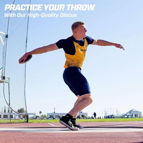 2pcs رمي القرص - المسار الرسمي والميدان العالي ، انخفاض الدوران في المدارس الثانوية والكليات - الممارسة في الهواء الطلق وقرص المنافسة (1.0 كجم / 1.6 كجم / 2.0 كجم) in Kuwait