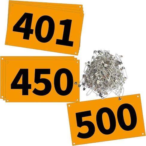 Race Bib Numbers for Tryouts,Running Bibs with Pins for Races,Marathon,Track,Field Competitor Audition Road ID Paper in Kuwait
