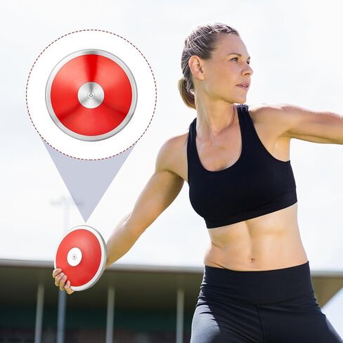 2 Pcs Iron Shot Put Ball and Throwing Discus Set 1 kg Training Discus 12 lb Shot Put Track and Field Training Equipment for Boys Girls Beginners School Throwers Outdoor Practice in Saudi Arabia