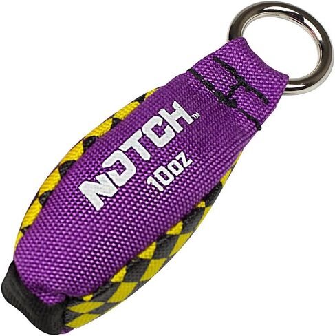 Notch Throw Weight for Line Setting, Extra-Stitched 1000 Denier Nylon Cordura, Hi-Viz Color Pattern, Welded Ring in Kuwait