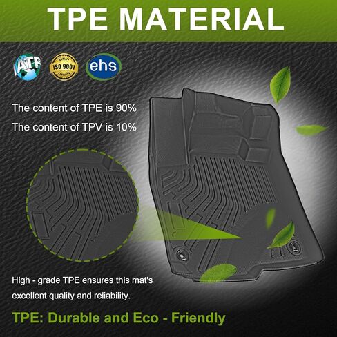 Floor Mats Car Mats Compatible with 2022-2024 Honda Civic All Weather Floor Mat Floor Liner Waterproof Front & Rear Row Full Set Automotive Floor Mats for Cars Black in Saudi Arabia
