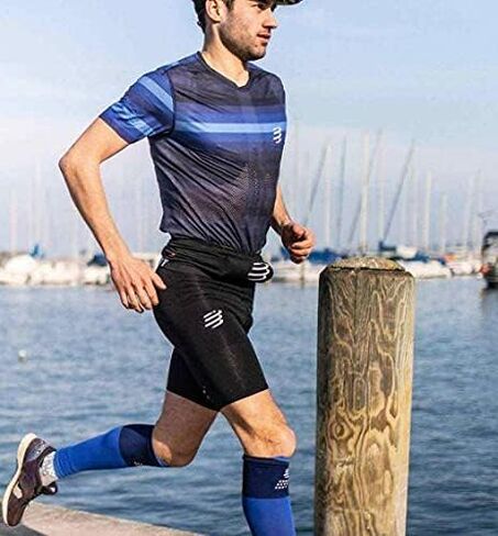 حزام CompressPort Free Pro - مريح - Ultralight - 6 ساعات من الحكم الذاتي - لا يتأرجح - مقصورة كبيرة - أسود in Kuwait