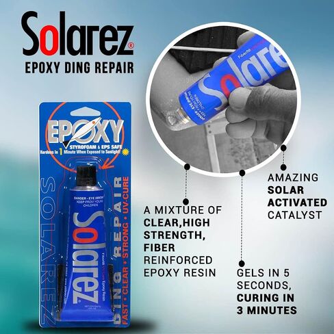 Solarez UV Cure Resin Ding - مجموعة إصلاح Paddleboard & Surfboard in Kuwait