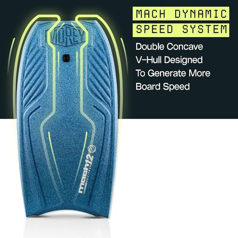 Morey® Mach 12 MDS Eco-Tech ، 42.5 "لوح الجسم الأصلي. لوحات جسم قابلة لإعادة التدوير بالكامل للشاطئ ، نموذج 2025 إعادة هندسة in Kuwait