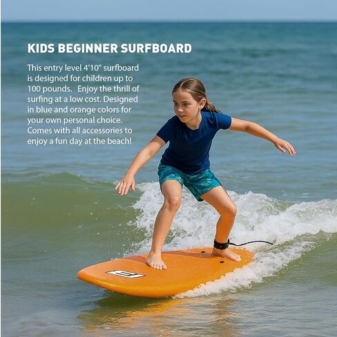 4'10 "Funboard Beginner Learning Softboard Saftboard Foam in Kuwait