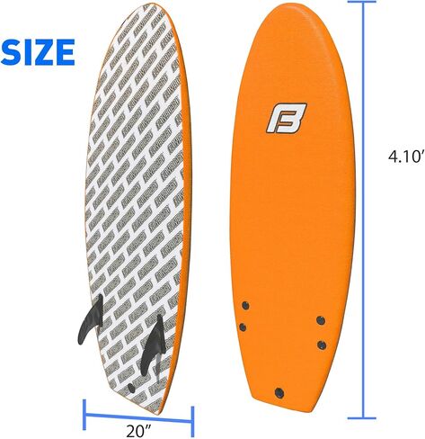 4'10 "Funboard Beginner Learning Softboard Saftboard Foam in Kuwait