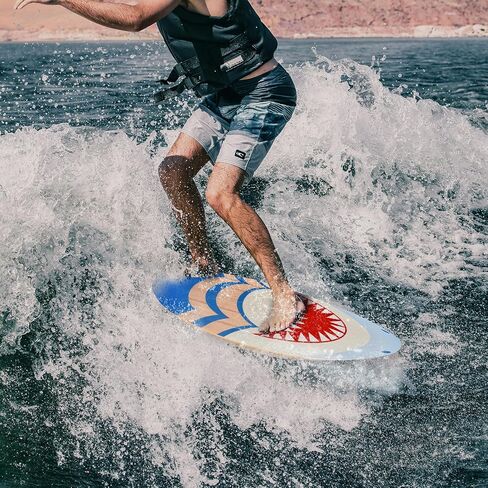 seething 35 Inch Skimboard with High Gloss Coat Wood Skim Board for Beginners,Kids, Teenagers, Adults and All Skimming in Kuwait