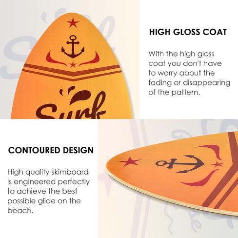 تغلب على لوح زرق 35 بوصة مع لوح خشب معطف عالي اللمعان للمبتدئين ، والأطفال ، والمراهقين ، والبالغين وجميع القشط in Kuwait