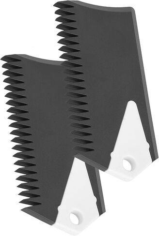 2pcs تعيين مكشطة التزلج على ركوب الأمواج ، مشط شمع لوح التزلج على الأمواج PVC PVC Surfboard Combs و Scriper for Surfing Skaeboard in Saudi Arabia