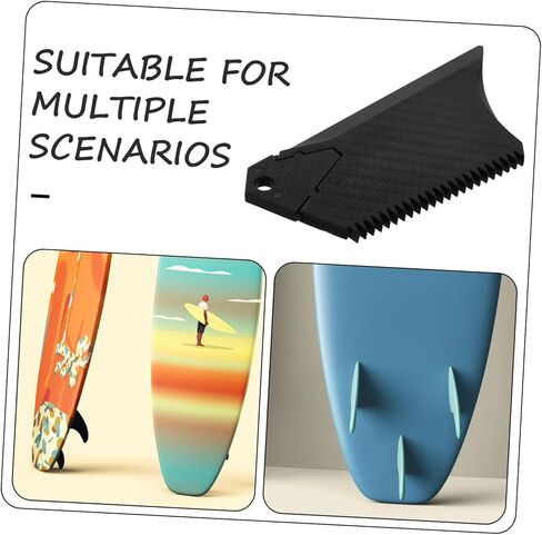 Upkoch Surfboard Wax Comb Compl Tool Scraper لصيانة لوح التزلج على التزلج على التزلج على تصفح التزلج على الأمواج. in Kuwait