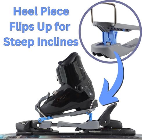 محول Contour Ski Touring لزحفات الشباب ، يناسب Boot Sole Lenghts 225-305 مم ، مصعد الكعب المدمج ، التزلج على التزلج على التوالي in Kuwait