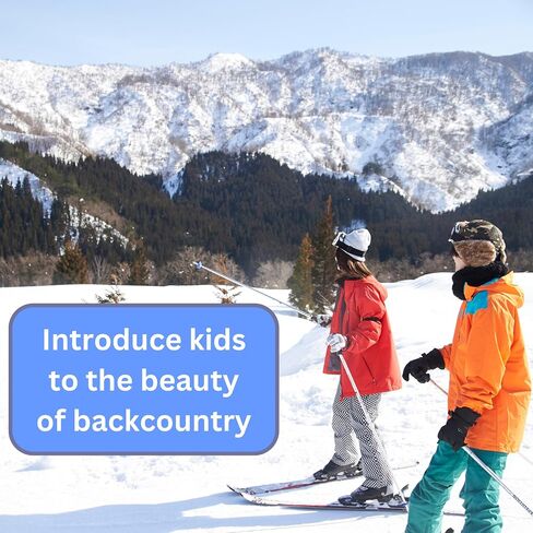 محول Contour Ski Touring لزحفات الشباب ، يناسب Boot Sole Lenghts 225-305 مم ، مصعد الكعب المدمج ، التزلج على التزلج على التوالي in Kuwait